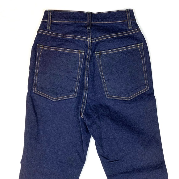 Imogene & Willie Elizabeth High Rise Indigo Jean Raw Hem Ankle Crop Size 25 - Picture 6 of 11